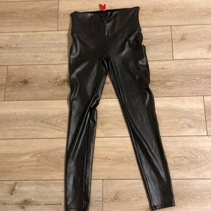 Spanx Faux Leather Leggings
